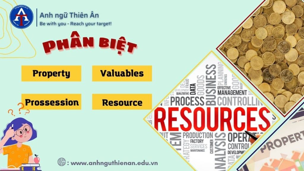 phan biet property, possession, valuables, resource - anh ngu thien an