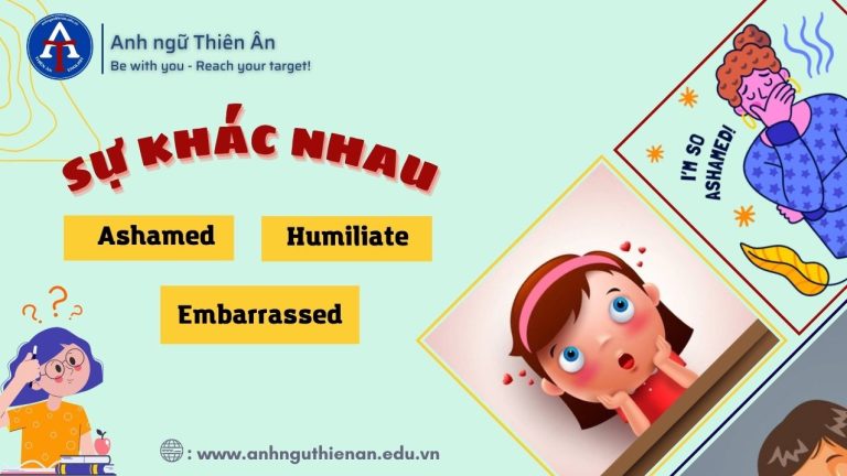 ashamed, humiliate, embarrassed - anh ngu thien an
