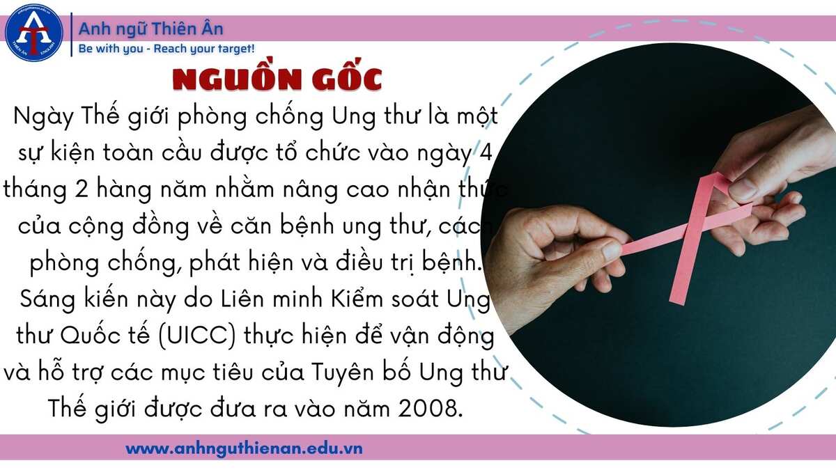 ngay the gioi phong chong ung thu 4/2 - anh ngu thien an