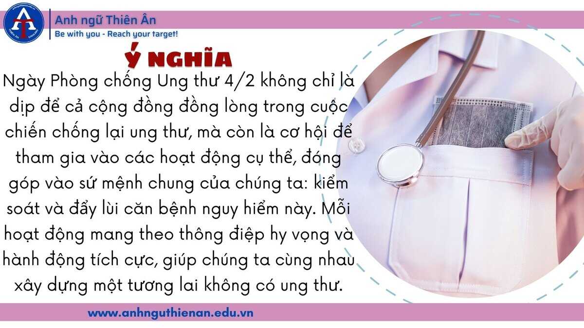 ngay the gioi phong chong ung thu 4/2 - anh ngu thien an