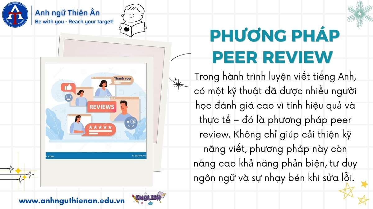 phuong phap peer review khi luyen viet tieng anh - anh ngu thien an