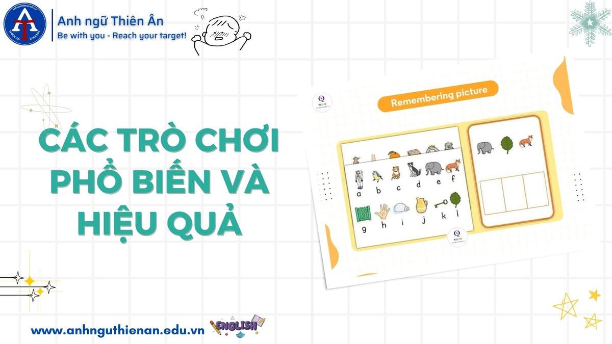 kinh nghiem hoc tu vung voi phuong phap games & activities - anh ngu thien an