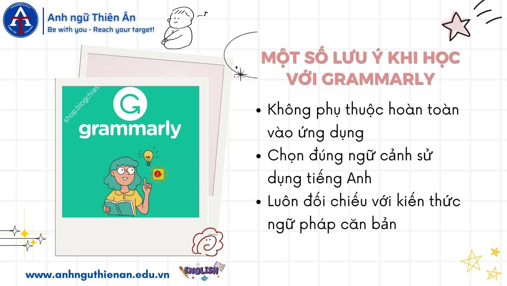 hoc tieng anh voi grammarly - anh ngu thien an